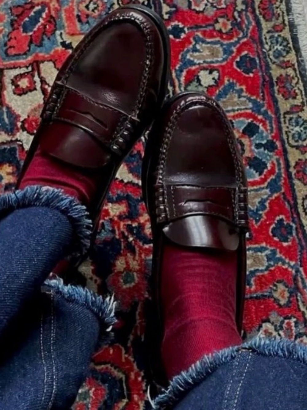 Sebago -Women’s Brown Leather Penny Loafers